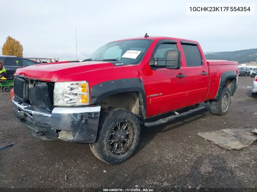 1GCHK23K17F554354 2007 Chevrolet Silverado 2500Hd Lt2
