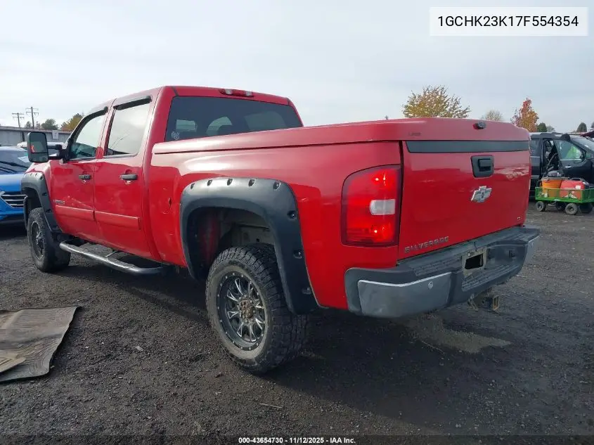 1GCHK23K17F554354 2007 Chevrolet Silverado 2500Hd Lt2