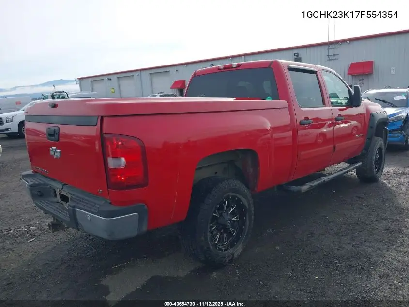 1GCHK23K17F554354 2007 Chevrolet Silverado 2500Hd Lt2