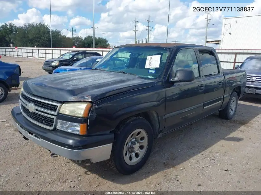 2GCEC13V771138837 2007 Chevrolet Silverado 1500 Classic Ls