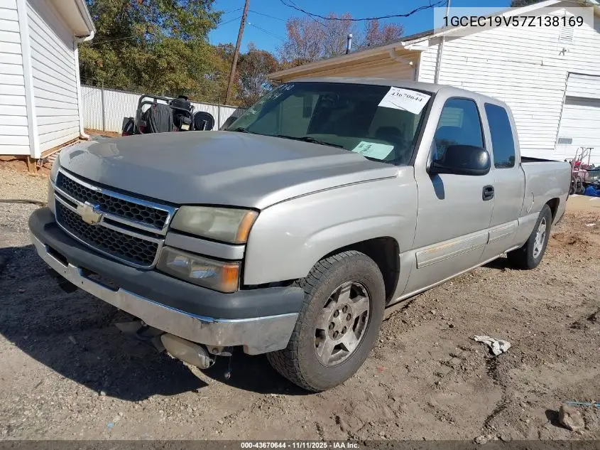 1GCEC19V57Z138169 2007 Chevrolet Silverado 1500 Classic Lt1