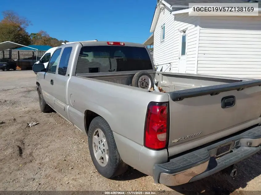 1GCEC19V57Z138169 2007 Chevrolet Silverado 1500 Classic Lt1
