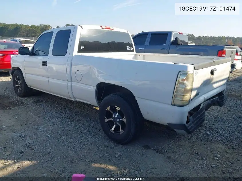 1GCEC19V17Z101474 2007 Chevrolet Silverado 1500 Classic Work Truck