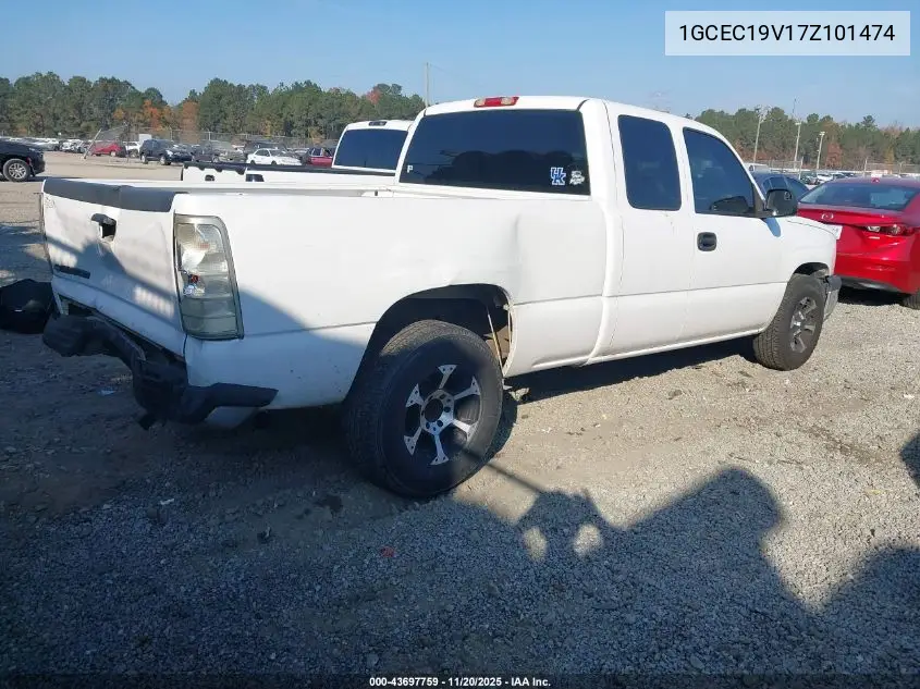 1GCEC19V17Z101474 2007 Chevrolet Silverado 1500 Classic Work Truck