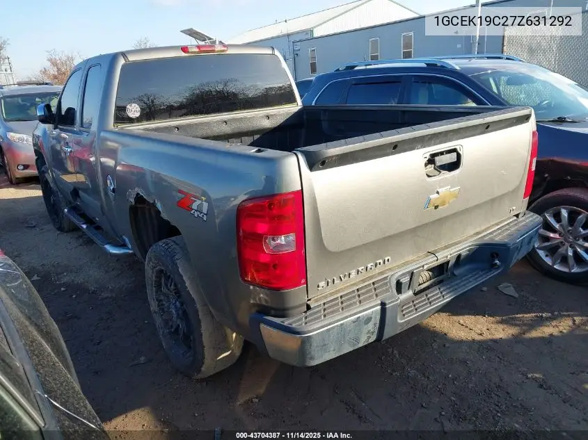 1GCEK19C27Z631292 2007 Chevrolet Silverado 1500 Lt1