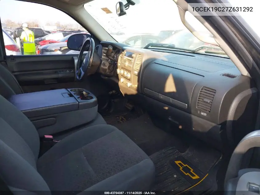 1GCEK19C27Z631292 2007 Chevrolet Silverado 1500 Lt1