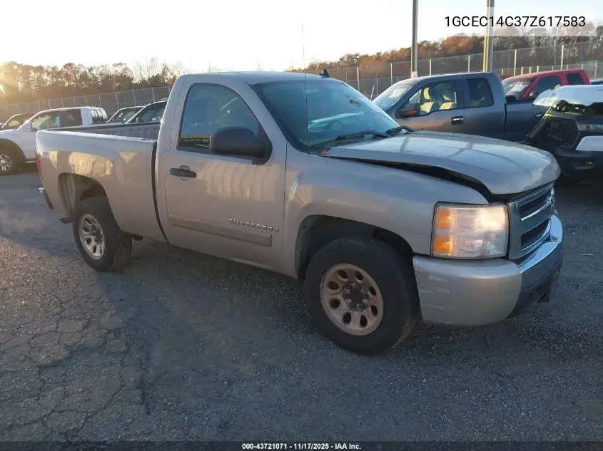 1GCEC14C37Z617583 2007 Chevrolet Silverado 1500 Lt1