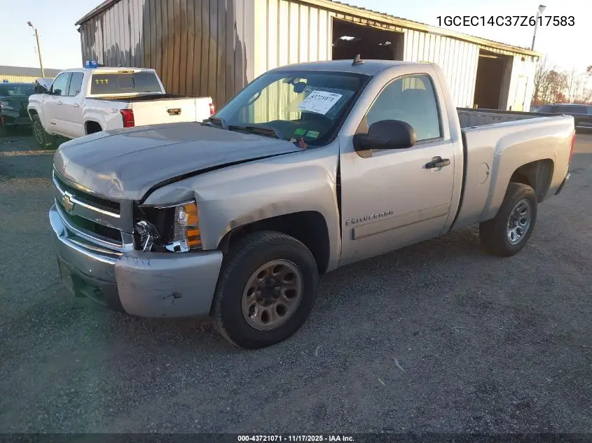1GCEC14C37Z617583 2007 Chevrolet Silverado 1500 Lt1