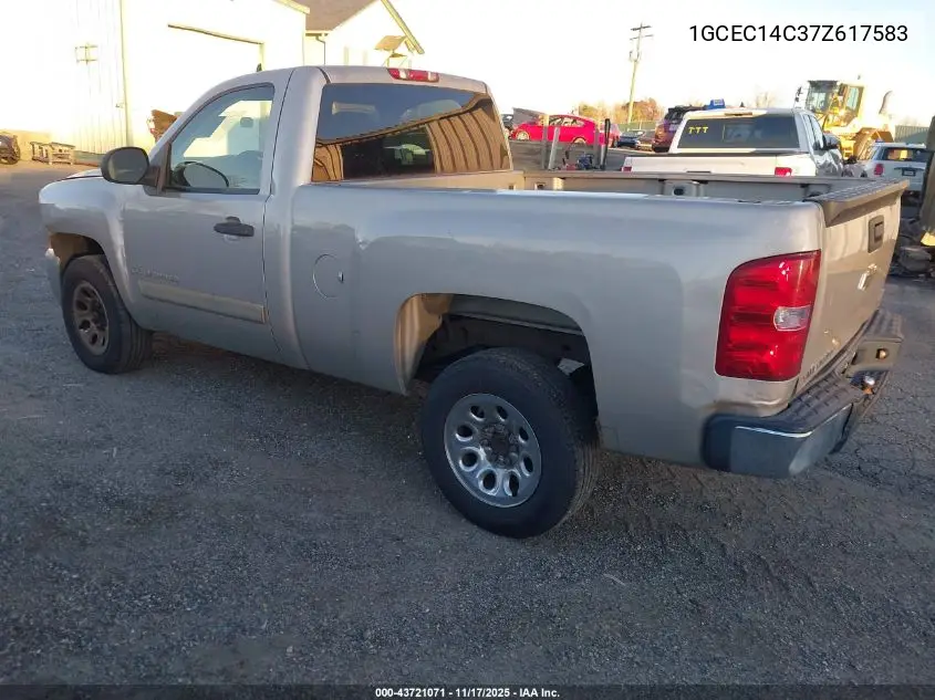 1GCEC14C37Z617583 2007 Chevrolet Silverado 1500 Lt1