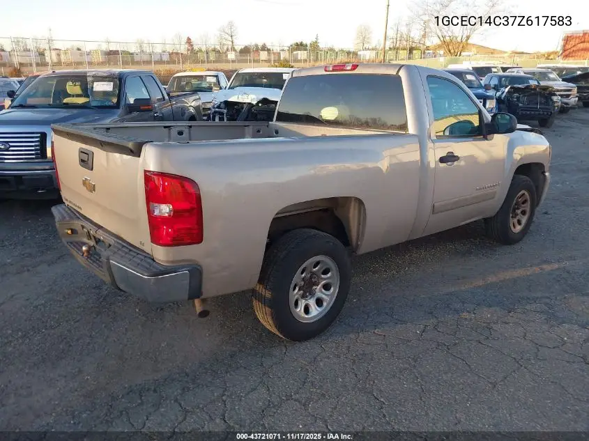 1GCEC14C37Z617583 2007 Chevrolet Silverado 1500 Lt1