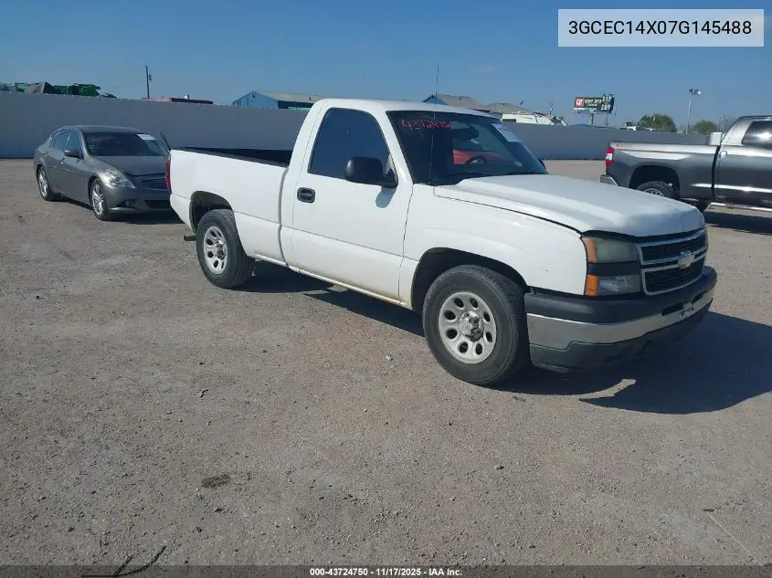 3GCEC14X07G145488 2007 Chevrolet Silverado 1500 Classic Work Truck