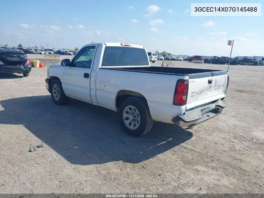 3GCEC14X07G145488 2007 Chevrolet Silverado 1500 Classic Work Truck