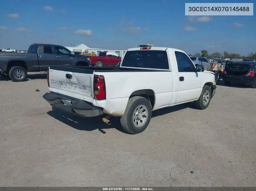 3GCEC14X07G145488 2007 Chevrolet Silverado 1500 Classic Work Truck