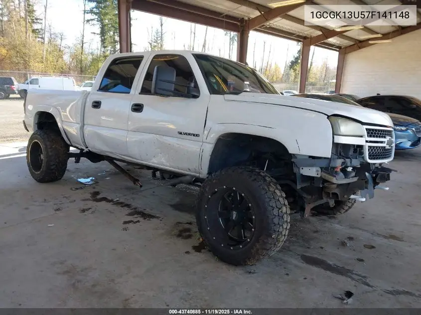 1GCGK13U57F141148 2007 Chevrolet Silverado 1500Hd Classic Lt1