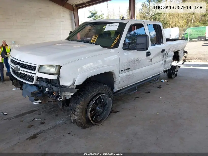 1GCGK13U57F141148 2007 Chevrolet Silverado 1500Hd Classic Lt1