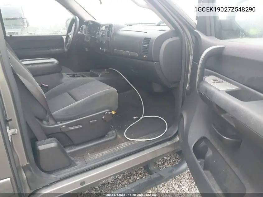 1GCEK19027Z548290 2007 Chevrolet Silverado 1500 Lt2
