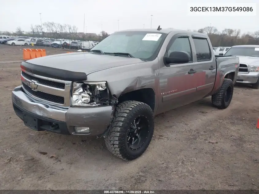 3GCEK13M37G549086 2007 Chevrolet Silverado 1500 Lt2
