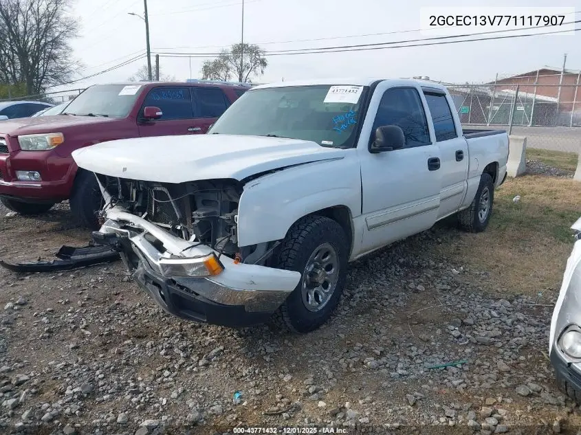 2GCEC13V771117907 2007 Chevrolet Silverado 1500 Classic Ls