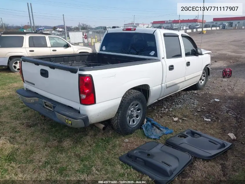 2GCEC13V771117907 2007 Chevrolet Silverado 1500 Classic Ls