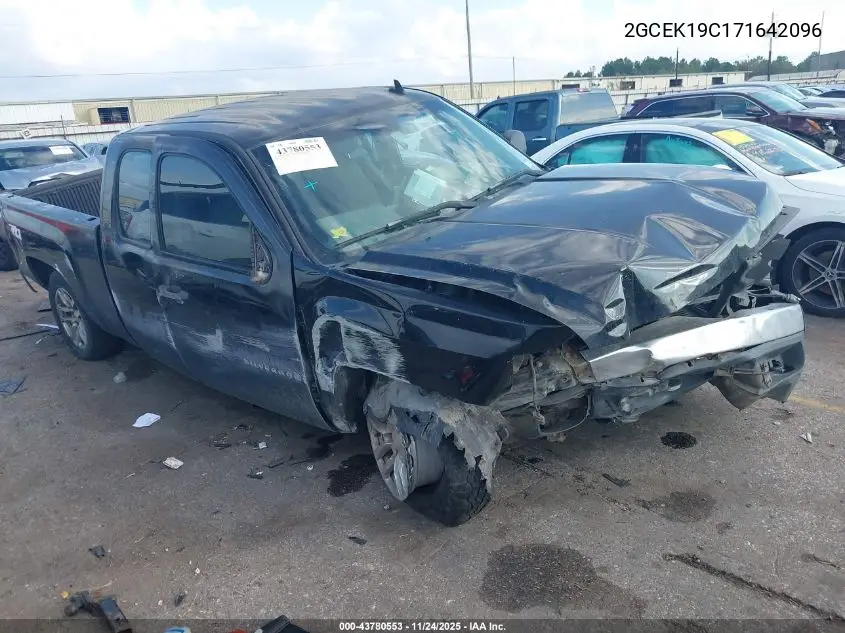 2GCEK19C171642096 2007 Chevrolet Silverado 1500 Work Truck