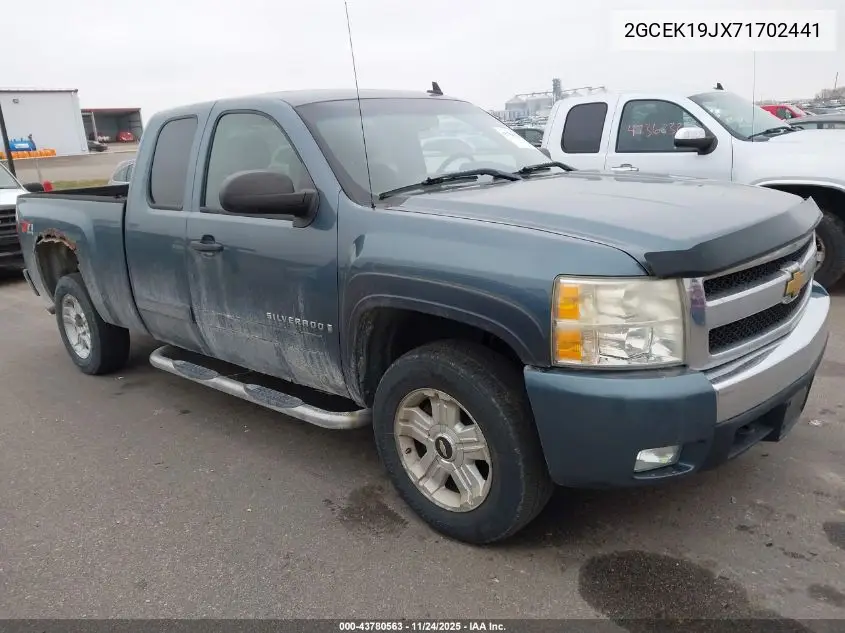 2GCEK19JX71702441 2007 Chevrolet Silverado 1500 Lt1
