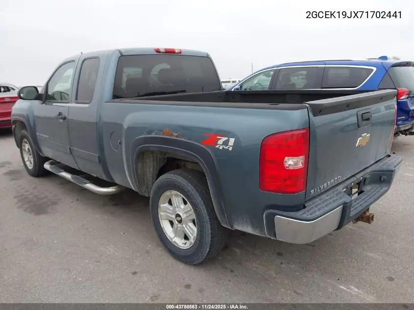 2GCEK19JX71702441 2007 Chevrolet Silverado 1500 Lt1