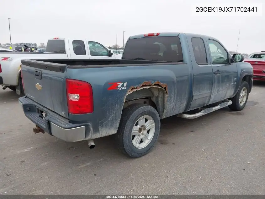2GCEK19JX71702441 2007 Chevrolet Silverado 1500 Lt1