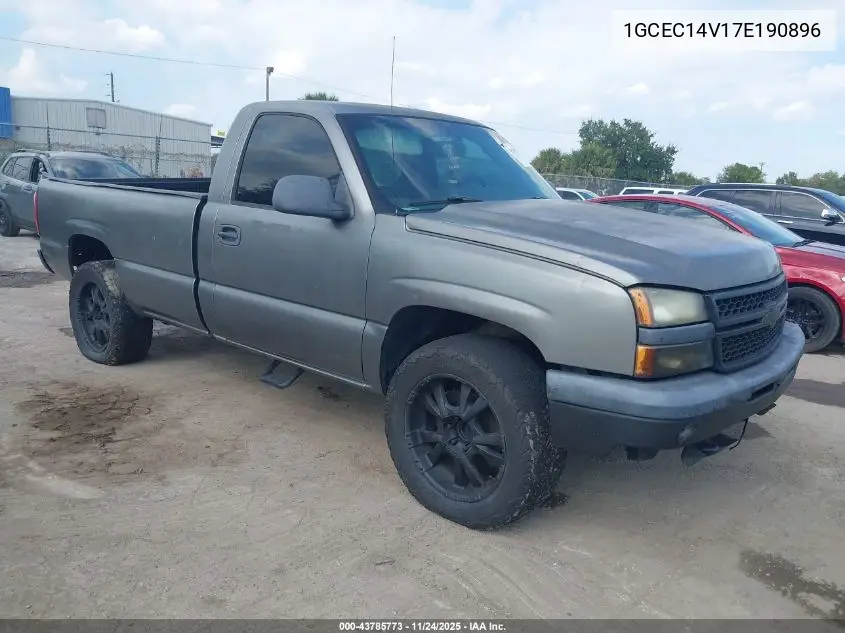 1GCEC14V17E190896 2007 Chevrolet Silverado 1500 Classic Work Truck