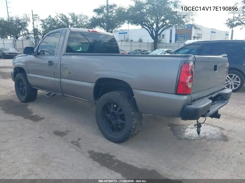 1GCEC14V17E190896 2007 Chevrolet Silverado 1500 Classic Work Truck