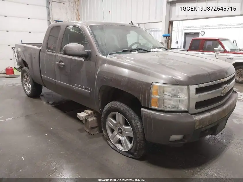 1GCEK19J37Z545715 2007 Chevrolet Silverado 1500 Ltz