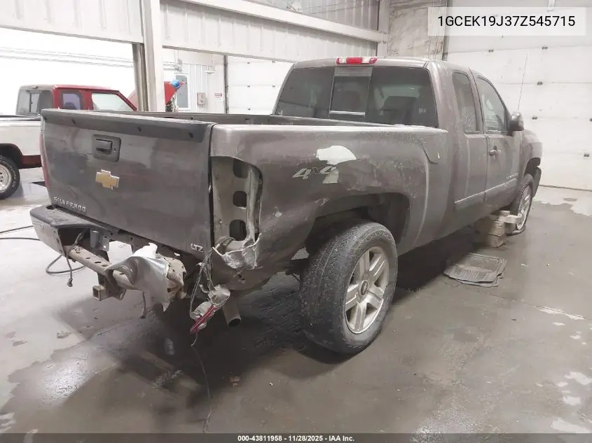 1GCEK19J37Z545715 2007 Chevrolet Silverado 1500 Ltz
