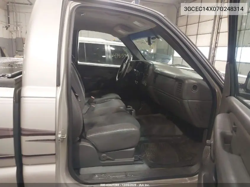 3GCEC14X07G248314 2007 Chevrolet Silverado 1500 Classic Work Truck