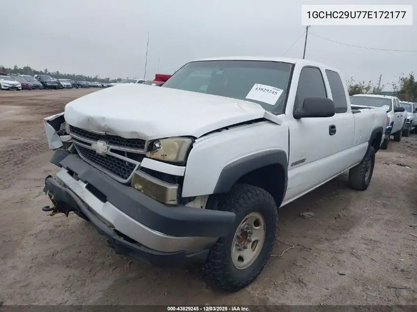 1GCHC29U77E172177 2007 Chevrolet Silverado 2500Hd Classic Work Truck
