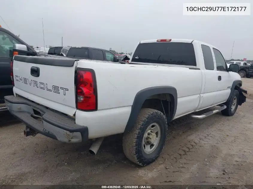 1GCHC29U77E172177 2007 Chevrolet Silverado 2500Hd Classic Work Truck