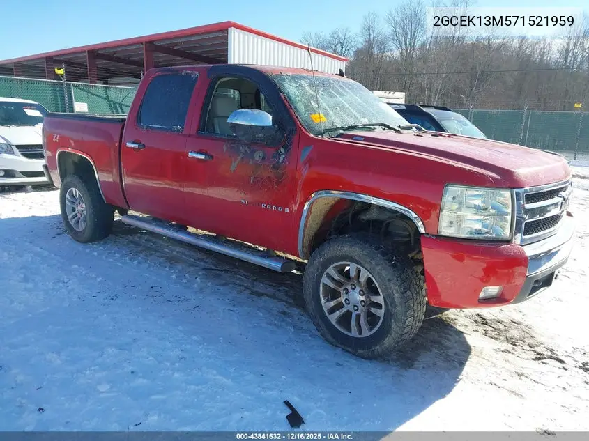 2GCEK13M571521959 2007 Chevrolet Silverado 1500 Lt1