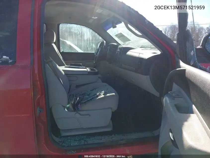 2GCEK13M571521959 2007 Chevrolet Silverado 1500 Lt1
