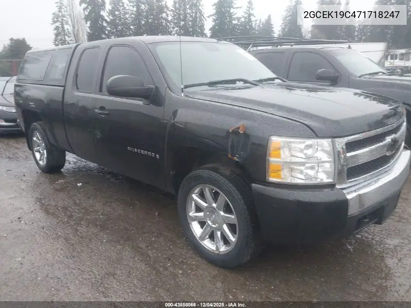 2GCEK19C471718247 2007 Chevrolet Silverado 1500 Lt1