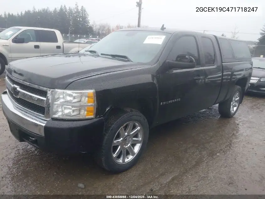 2GCEK19C471718247 2007 Chevrolet Silverado 1500 Lt1