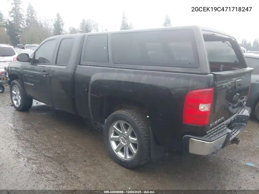 2GCEK19C471718247 2007 Chevrolet Silverado 1500 Lt1