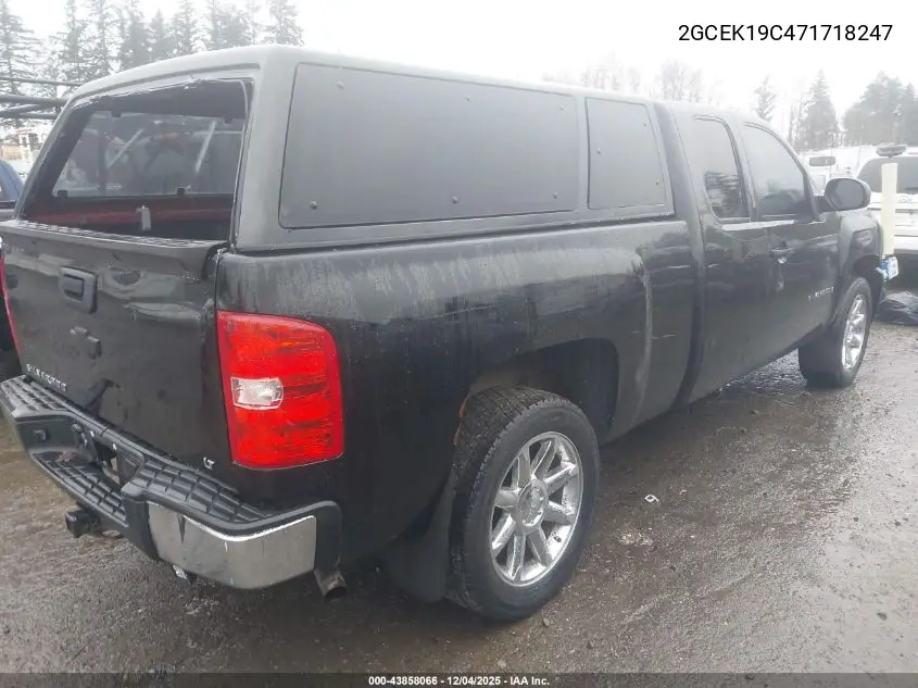 2GCEK19C471718247 2007 Chevrolet Silverado 1500 Lt1