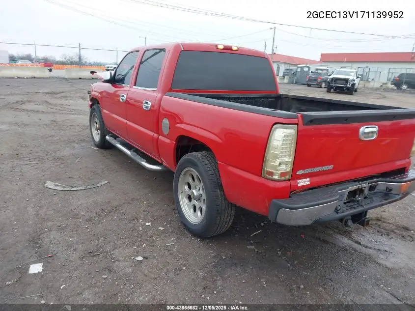 2GCEC13V171139952 2007 Chevrolet Silverado 1500 Classic Ls