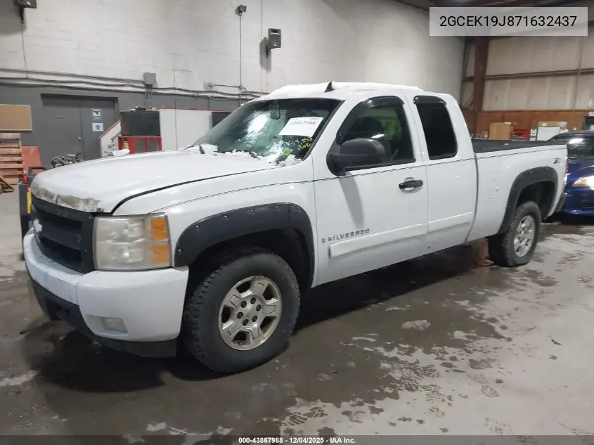 2GCEK19J871632437 2007 Chevrolet Silverado 1500 Lt1