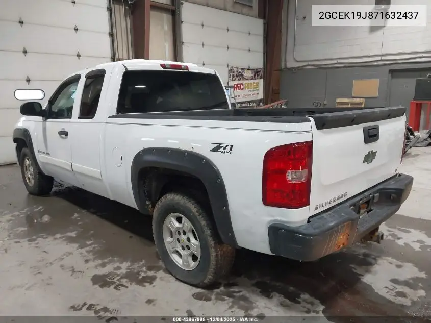 2GCEK19J871632437 2007 Chevrolet Silverado 1500 Lt1