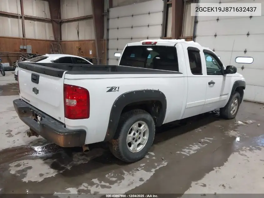 2GCEK19J871632437 2007 Chevrolet Silverado 1500 Lt1