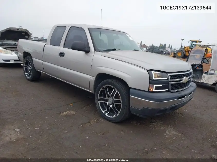 1GCEC19X17Z139644 2007 Chevrolet Silverado 1500 Classic Work Truck