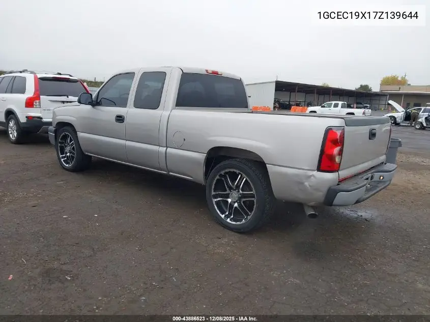 1GCEC19X17Z139644 2007 Chevrolet Silverado 1500 Classic Work Truck