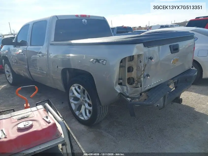 3GCEK13YX7G513351 2007 Chevrolet Silverado 1500 Ltz