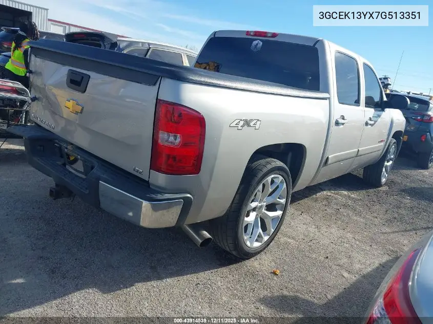 3GCEK13YX7G513351 2007 Chevrolet Silverado 1500 Ltz