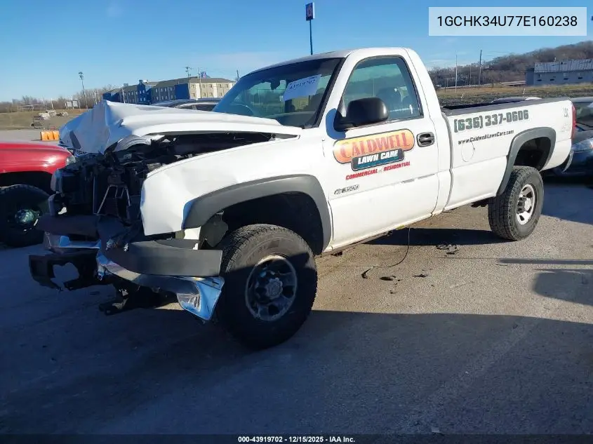 1GCHK34U77E160238 2007 Chevrolet Silverado 3500 Classic Work Truck
