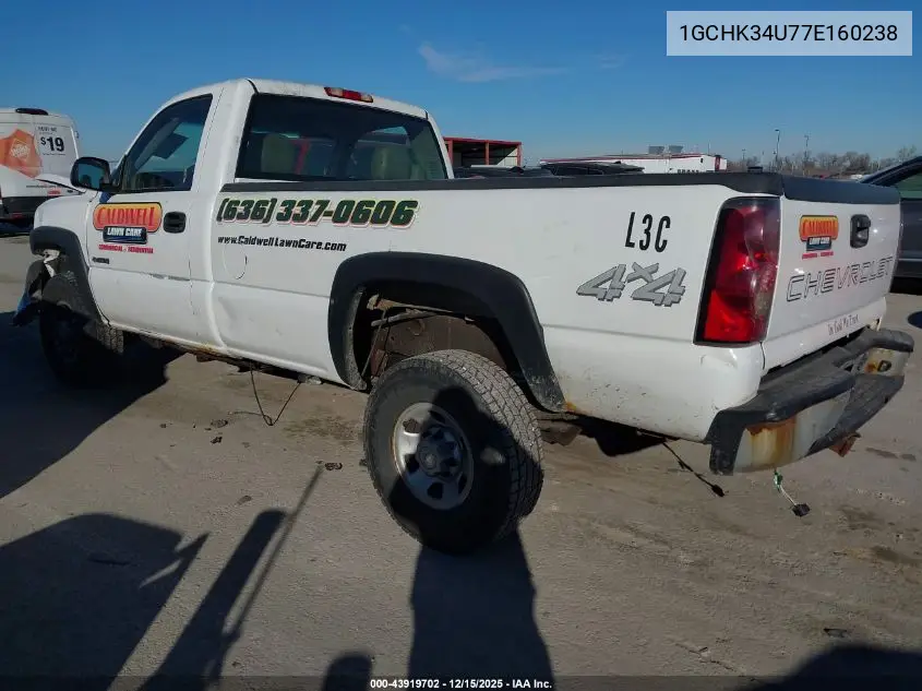 1GCHK34U77E160238 2007 Chevrolet Silverado 3500 Classic Work Truck